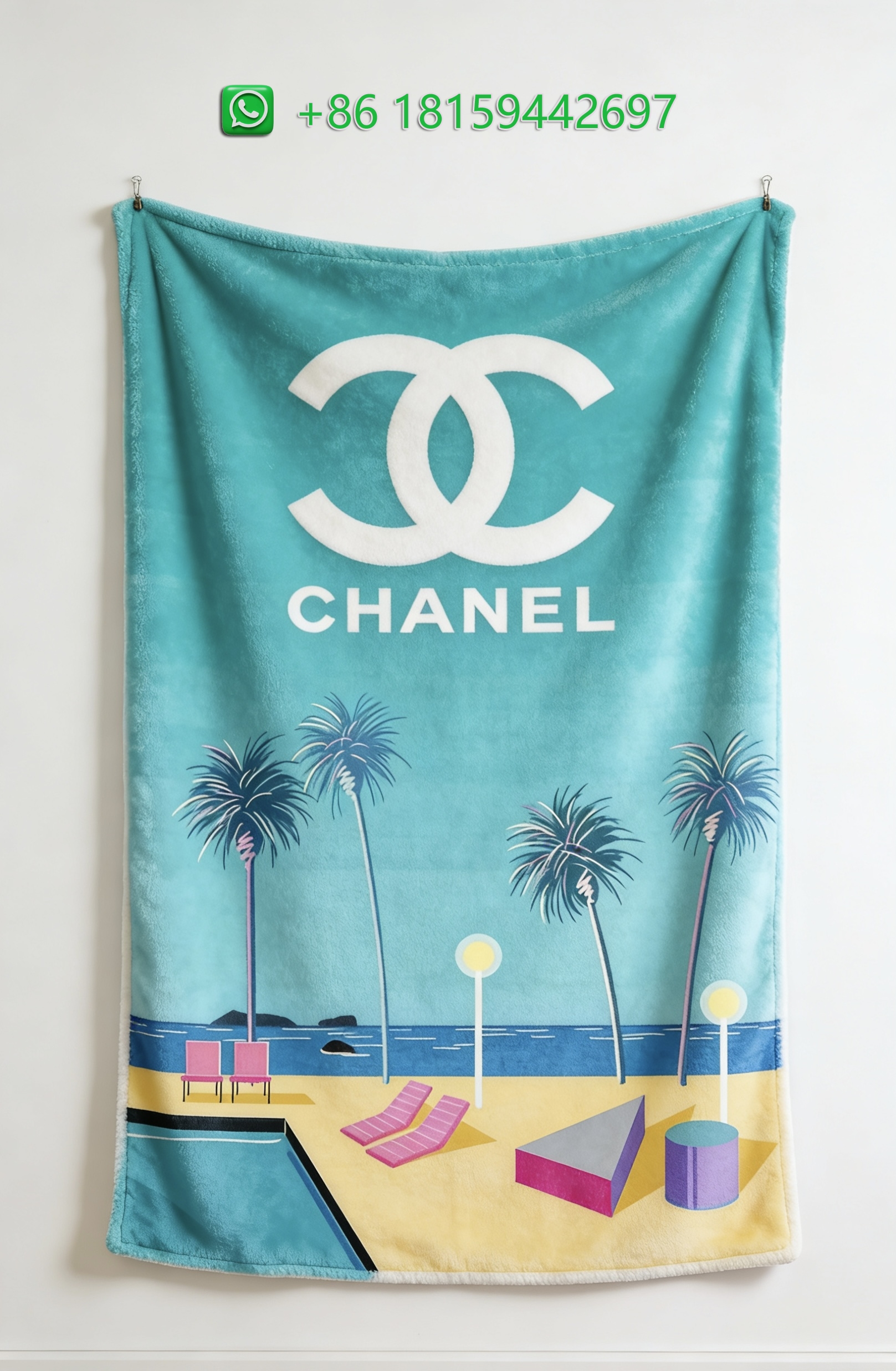 Chanel Throw Blankets